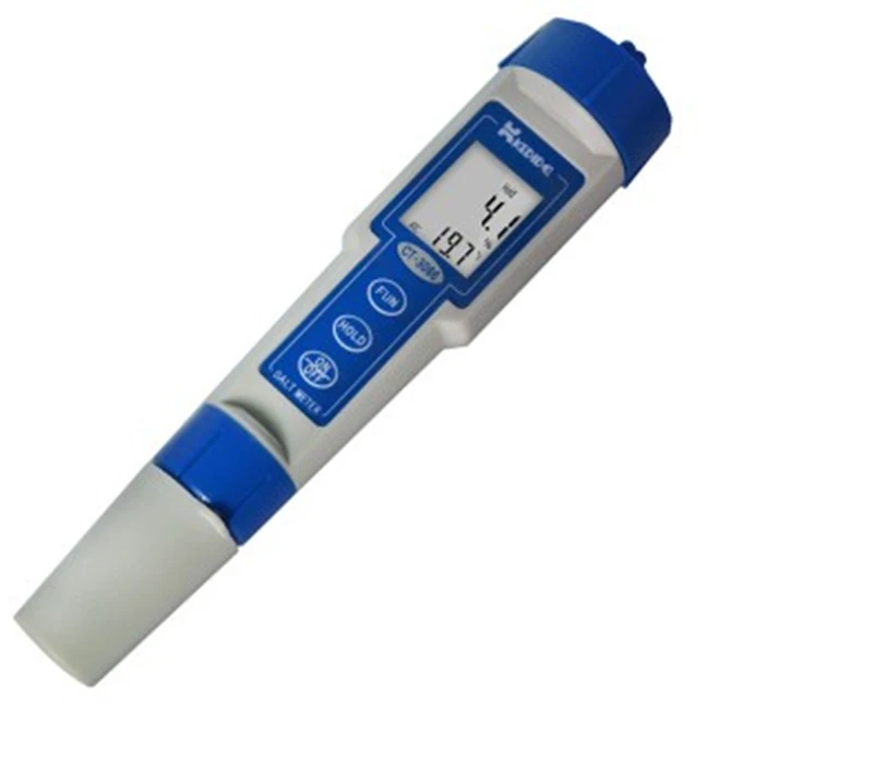 Портативный цифровой тестер солености, водонепроницаемый соленомер, диапазон 0-5.0% и темп, химическая фармацевтическая Электроника, измеритель пищевой соли