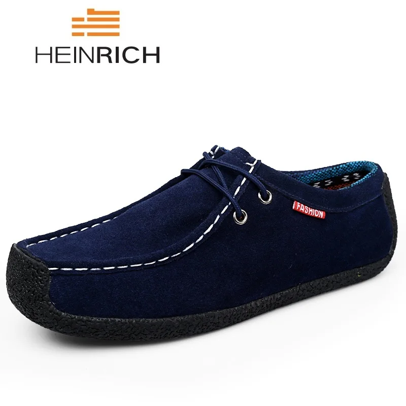

HEINRICH Casual Shoes Man High Quality Mens Loafers Leather Slip On Shoes Men Breathable Big Size Shoes Men Chaussure Homme Cuir