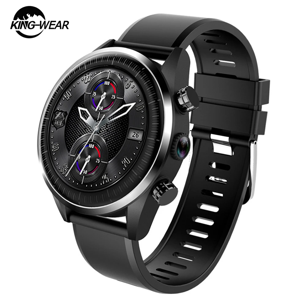 

KingWear KC05 Pro 4G Smartwatch Phone Android 7.1 OS MTK6739 Quad Core 1.25GHz CPU 1GB RAM + 16GB ROM GPS Camera Sports Modes