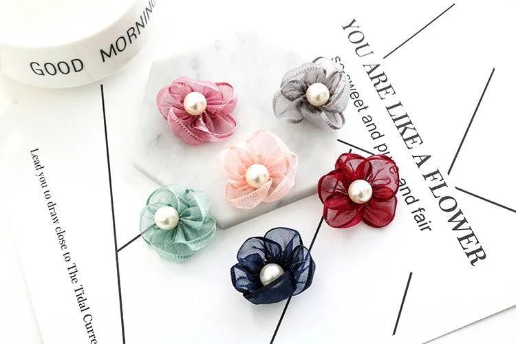 

10pcs/Lot 3.5cm 6colors Bowknot Girls Rosette Bow Handmade Headwear Craft DIY Sewing Accessories