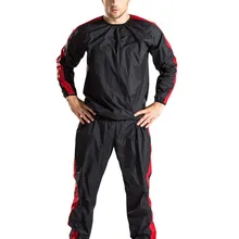 Bonverano мужской костюм для сауны для похудения черный красный