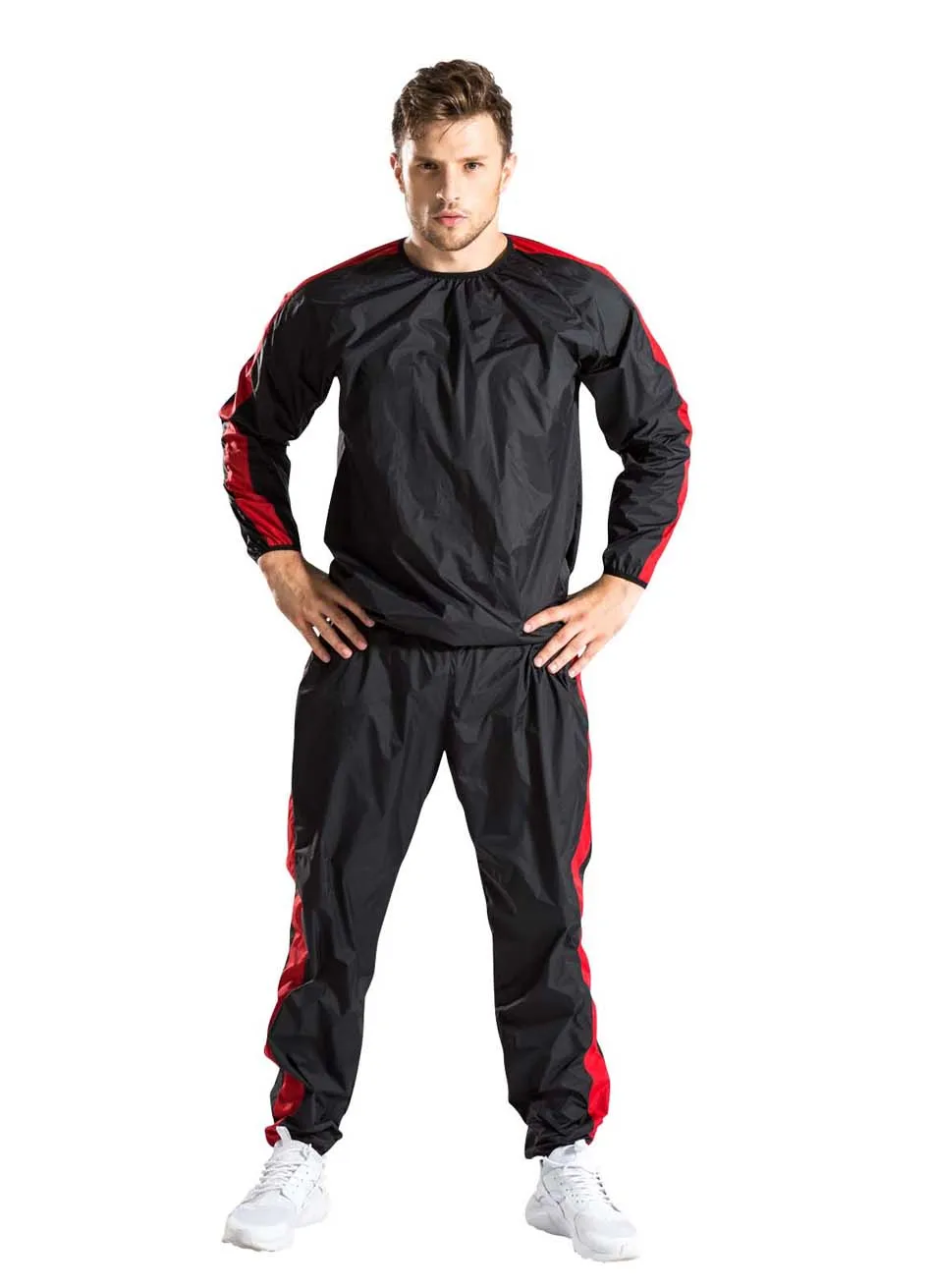 Bonverano Men s Sweat Sauna Suit Lose Weight Black Red suit Suit suit bonverano-men-s-sweat-sauna-suit-lose-weight-black-red-suit-suit-suit