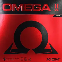 XIOM Настольный теннис Резина OMEGA IIX Быстрая атака петля не липкая с бугорками с spong пинг-понг tenis de mesa