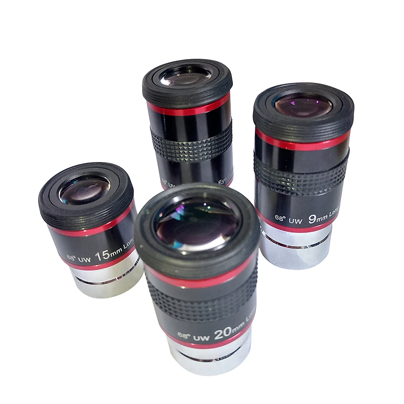 

1PC Eyepiece FMC 1.25" 68 Degree Ultra Wide Angle 6mm 9mm 15mm 20mm Focal Distance Astronomical Telescope Eyepiece Accessories