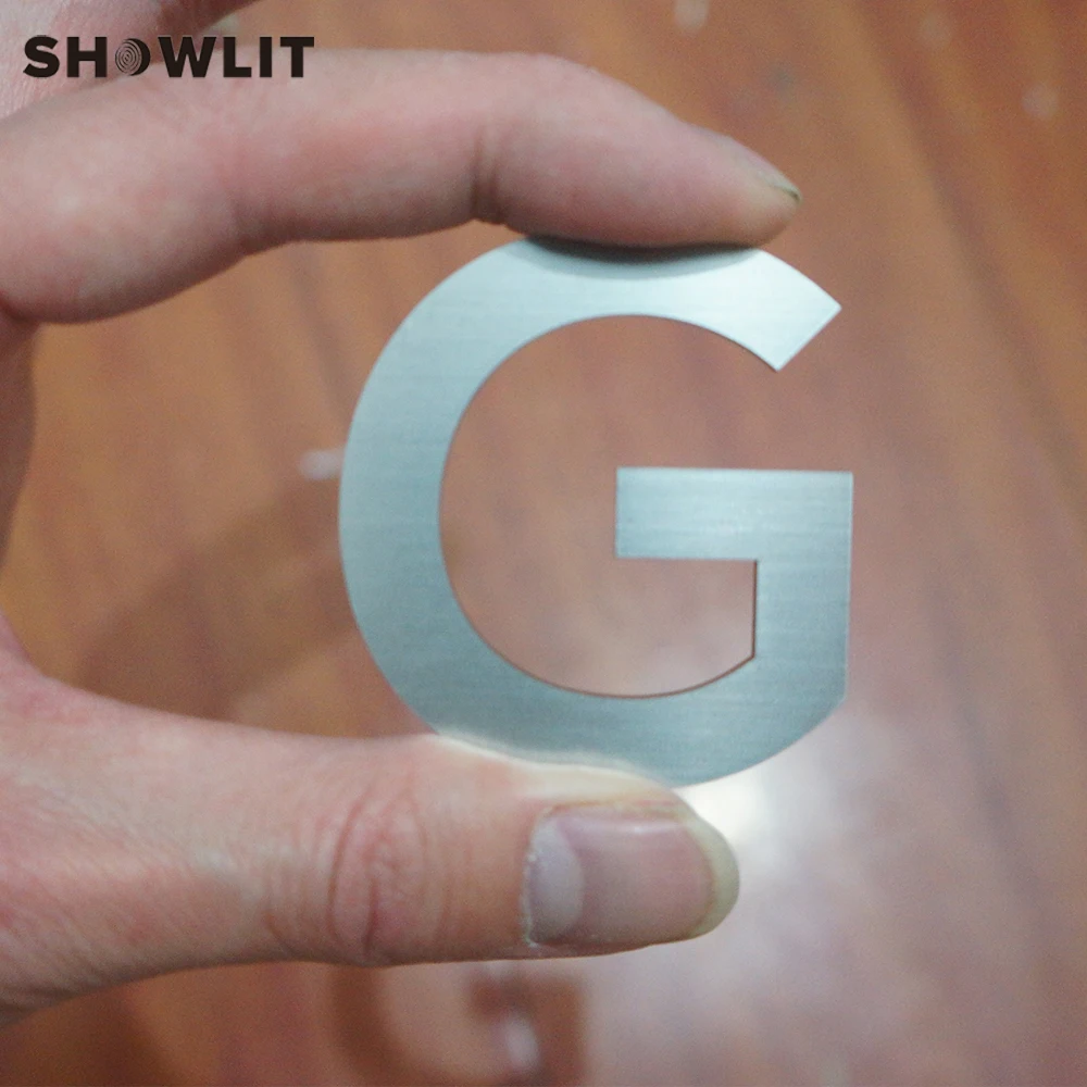 Steel Cutting Number Stickers Home Decorative