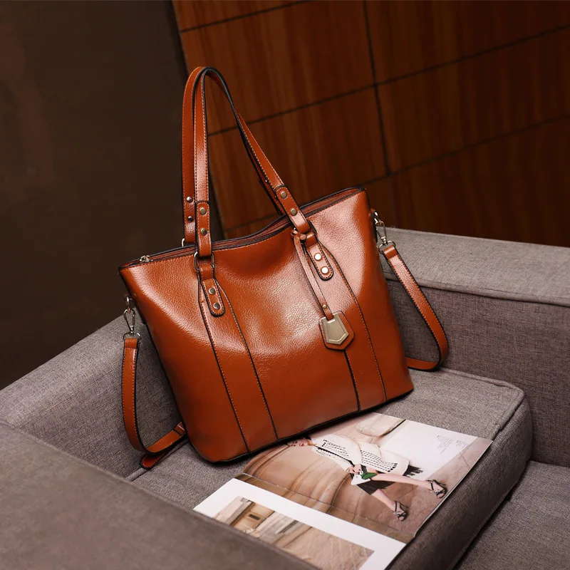 

Fashion Women Leather Handbags Ladies' Large Casual Tote Bag Quality Female Shoulder Bags Bolsas Femininas Sac A Main New C1004