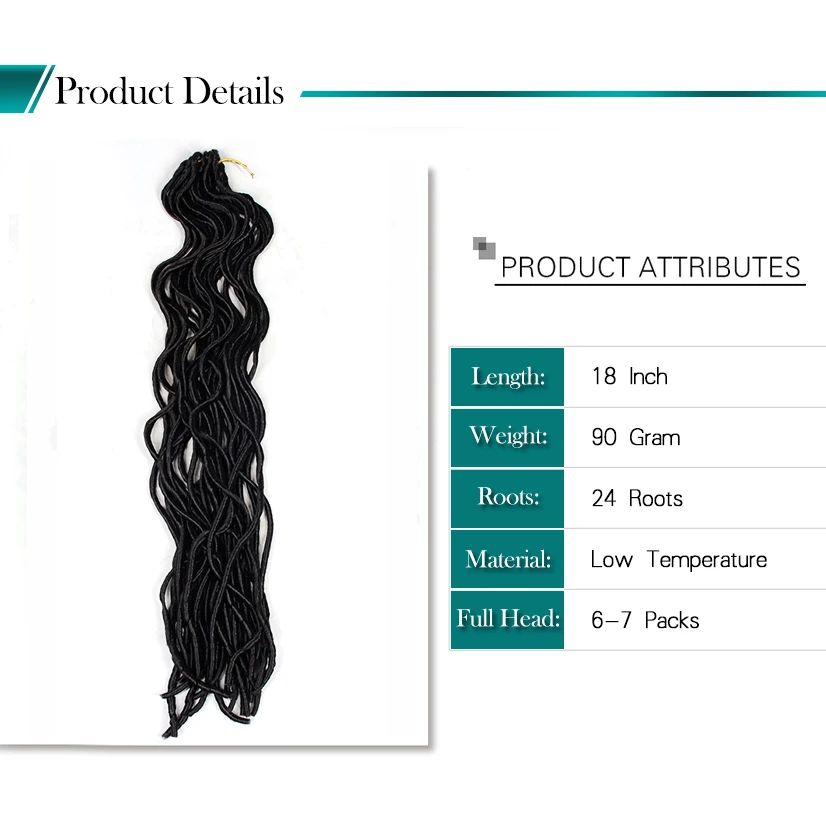 Faux Locs Curly Crochet Hair Braids 18 Inch 5 Colors Braiding Synthetic Extensions Bohemian Faux Locs Curly Crochet FREETRESS