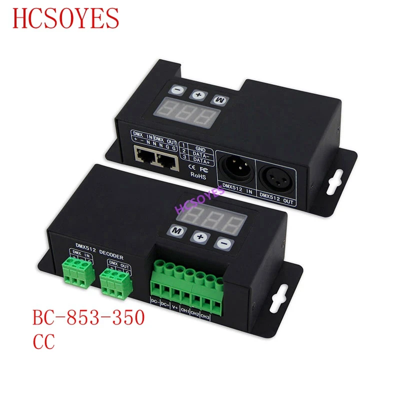 BC 853/BC 853 CC 3CH 350/BC 700 CV/CC ШИМ dmx512постоянное напряжение Декодер контроллер 350mA 700mA