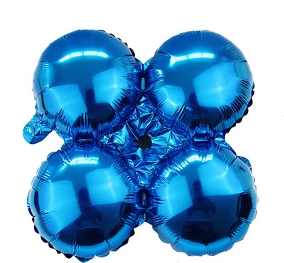5 шт./лот 18 дюймов четырехлистная трава, воздушные шары, гелиевые вечерние шары Белые Свадебные Воздушные шары для дня рождения воздушные шары для детей - Цвет: Светло-серый