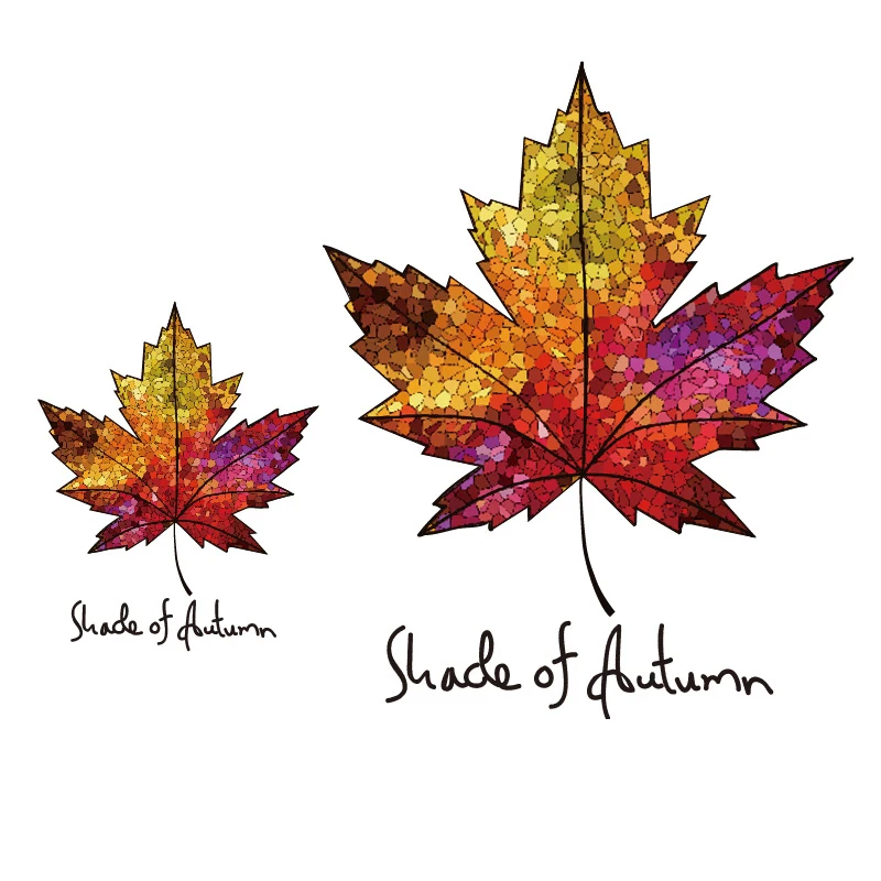 

Maple Leaf Heat Transfers Iron On Patches For Jeans T-shirt DIY Craft Sticker Applications For Clothes Decorative Appliques47081