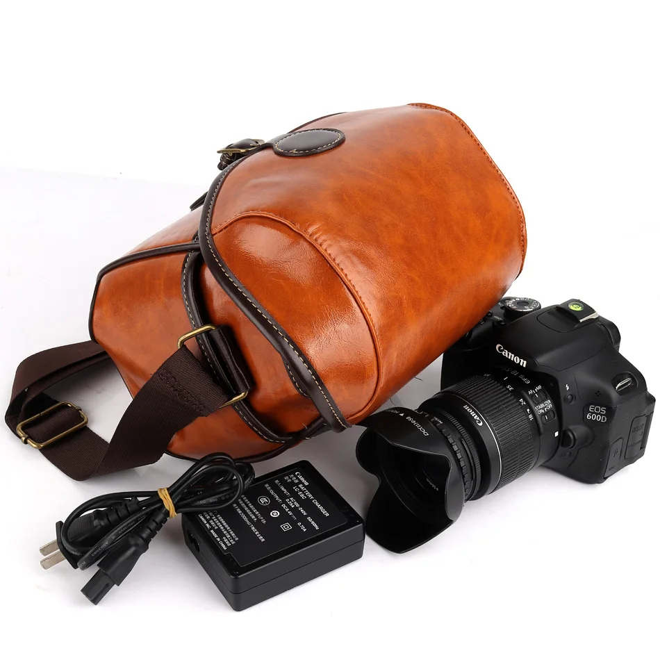 Ретро PU сумка для камеры чехол объектива Olympus EPL5 EPL6 EPL7 E PL7 PL8 PL9 EP5 PM2 EM5II EM10 Mark2 EM10II III