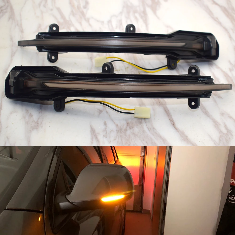 

Dynamic Turn Signal LED Side Rearview Mirror Indicator Blinker Repeater Light For Audi Q5 SQ5 8R 2010-2017 Q7 Facelift 2010-2015