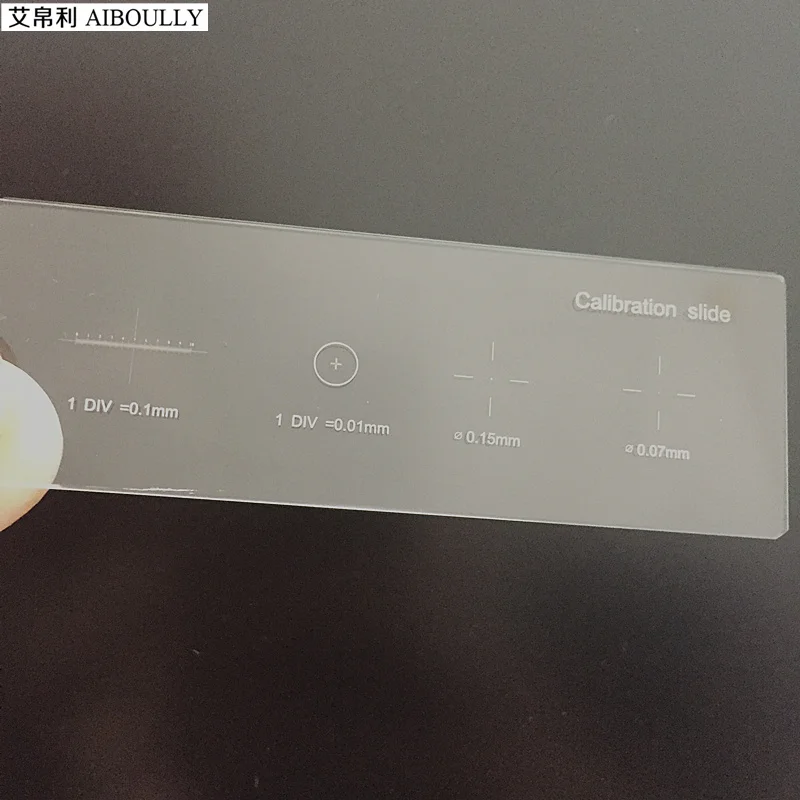 Microscope Scale Ruler 0.01mm Calibration Slide 0.01mm Ruler Microscope