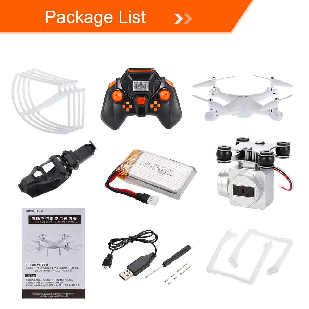 L10 2 4G 0.3MP камера Drone Профессиональный Wifi FPV Quadcopter 6 осевой гироскоп 3D откидная
