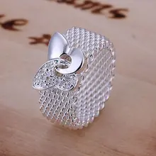 Lose Money Promotions! Wholesale 925 silver ring, 925 silver fashion jewelry, Butterfly Web Ring R071