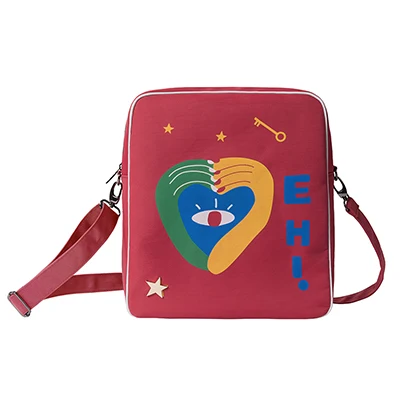YIZI STORE Оригинальные Водонепроницаемые дорожные сумки двойного назначения серии граффити для подростков(FUN KIK - Цвет: red dual use bag