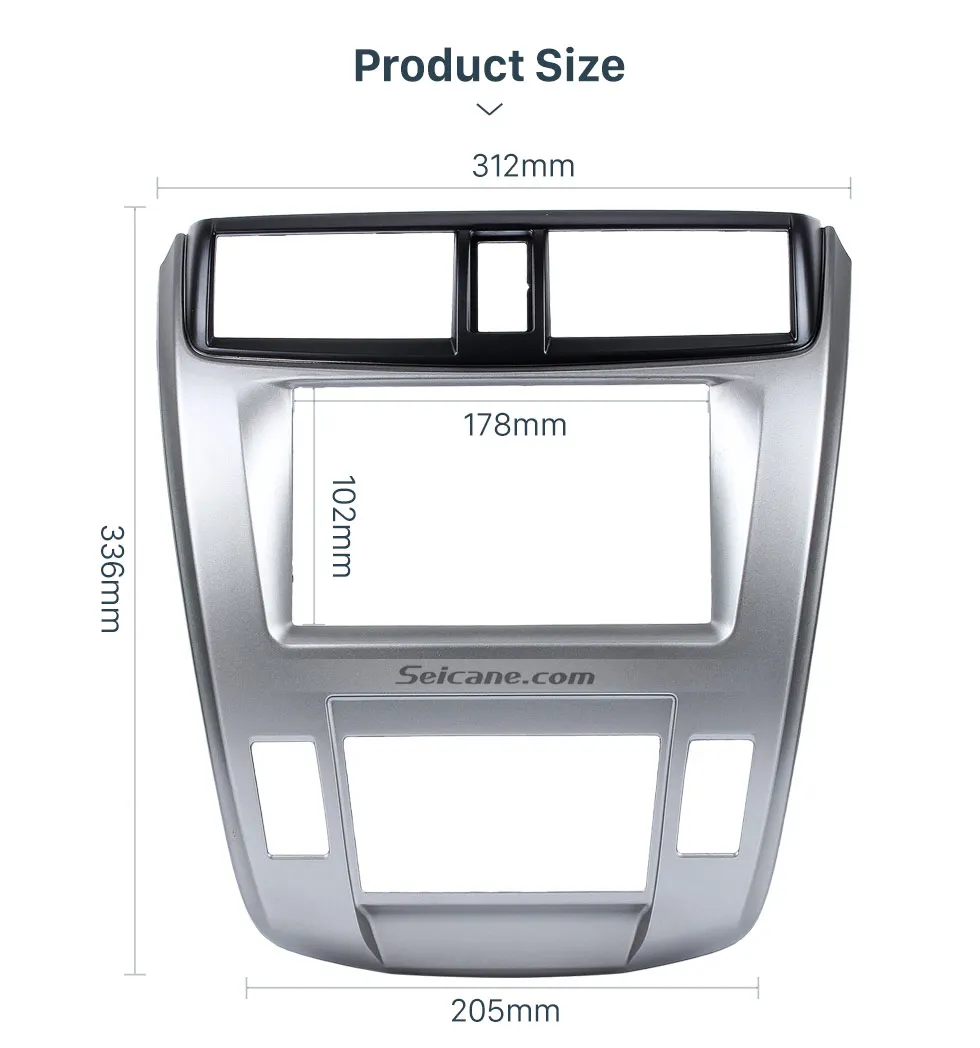 Seicane 2Din Автомобильная Радио Рамка фасции комплект для 2008- Honda City Ballad Авто AC Радио Рамка DVD панель приборная панель Авто Стерео