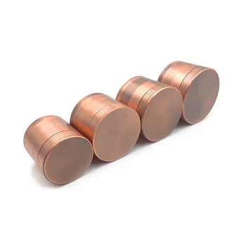 

new 4 layers, aluminium alloy 50mm diameter twenty-five 40mm guns 55mm 63mm grinder tobacco herb grinder bronze pipe weed