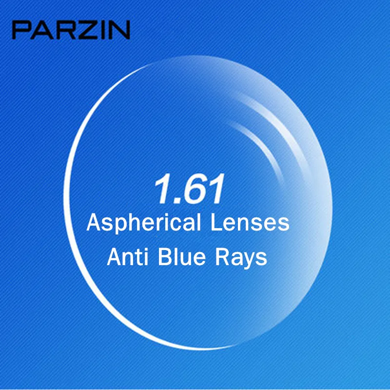 

Parzin 1.61 Aspherical lenses Myopia RX Glasses Anti-Blue Rays Optical Lens Prescription Glasses Eyeglasses -0.25---8.00 L03