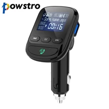 Powstro автомобиля Mp3 плеер Bluetooth 5,0 FM передатчик адаптер для быстрого автомобильного Зарядное устройство с Напряжение обнаружения и навигации вещания
