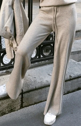 camel pants Мягкий восковой удобные верблюда, кашемира Штаны женский чистый цвет трикотажные свободные штаны повседневные свободные трикотажные Штаны - Цвет: camel pants