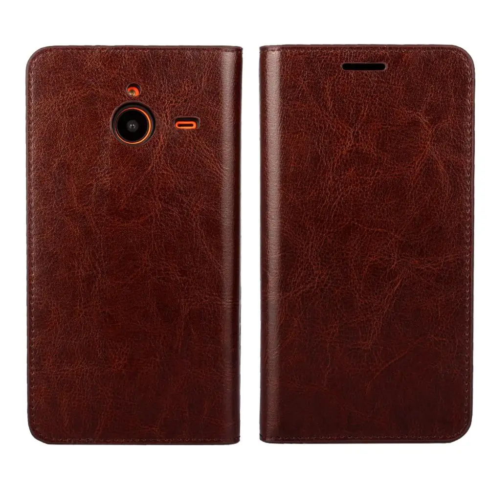 Флип чехол для Microsoft Lumia 640 950 XL Роскошный деловой кожаный бумажник телефона Fundas|case