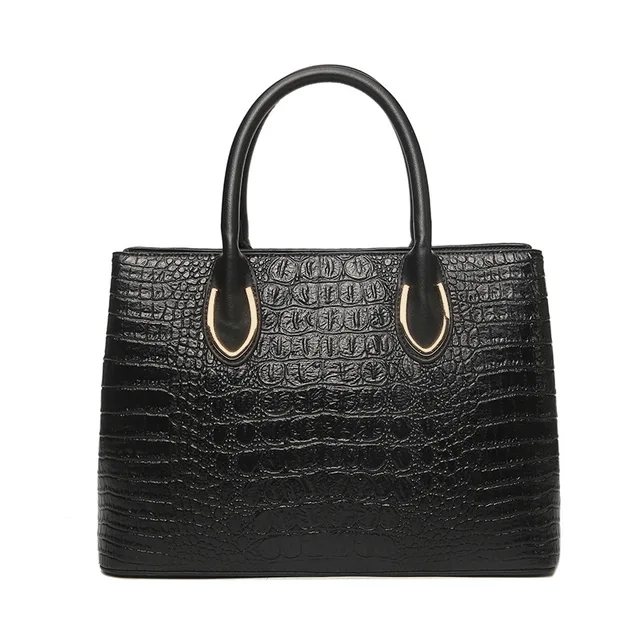 Classic Alligator Tote Handbags For Women 2018 Vintage Leather Classic Alligator Tote Handbags For Women 2018 Vintage Leather Crossbody Bag European American Style Lady Stylish