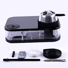 Арабский кальян инструменты с светодиодный светильник Narguile Nargile Completo курительная вода Pip дым стартер вечерние подарки