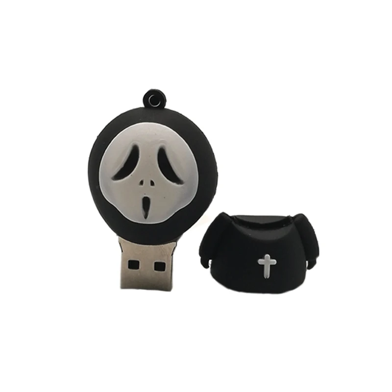 USB flash drive pendrive cartoon death man memory stick creative gift pen drive 4GB 8GB 16GB 32GB 64GB real capacity flash drive