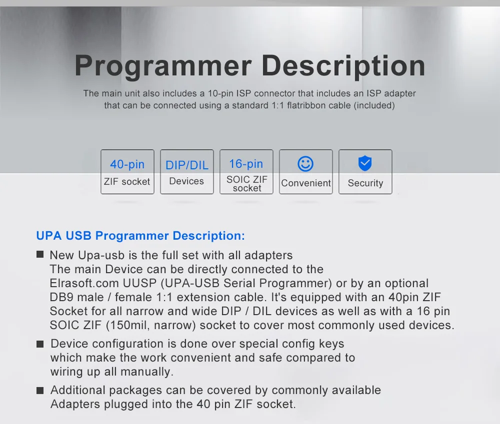 UPA зарубежный склад Новое поступление UPA Usb программатор диагностический инструмент UPA-USB ECU Программатор UPA USB V1.3 с полным адаптером UPA