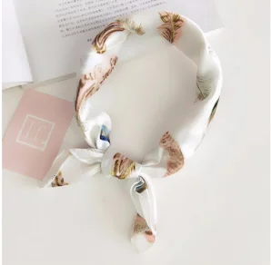 Style 5 Hot Sales Silk Hair Head Neck Feel Satin Scarf Square Letter Scarf Elegant Women's Collar Handkerchief Bandana Ladis hijab - Цвет: Style 5