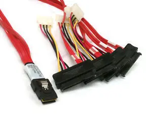 CYDZ LSI 3Ware Mini SAS кабель SFF 8087 36pin к 8482 жесткий диск и мощность x4 | Электроника