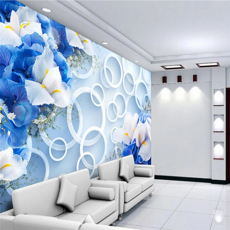3D фотообои для спальни гостиной ТВ дивана на заказ|custom 3d mural wallpaper|photo wall paper3d |