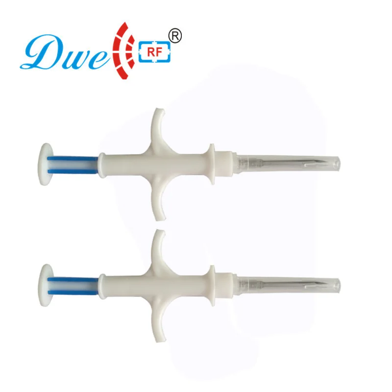 

DWE CC RF ISO Standards 11784/11785 FDX-B Bio-glass tag with basic ergonomic syringe