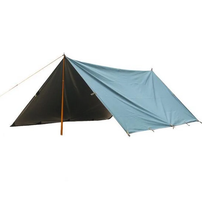 Высокая водонепроницаемая ткань 5 м* 3 м большой открытый кемпинг палатки, многоместный брезент, с ветровой веревкой и светильник для ногтей легкий вес