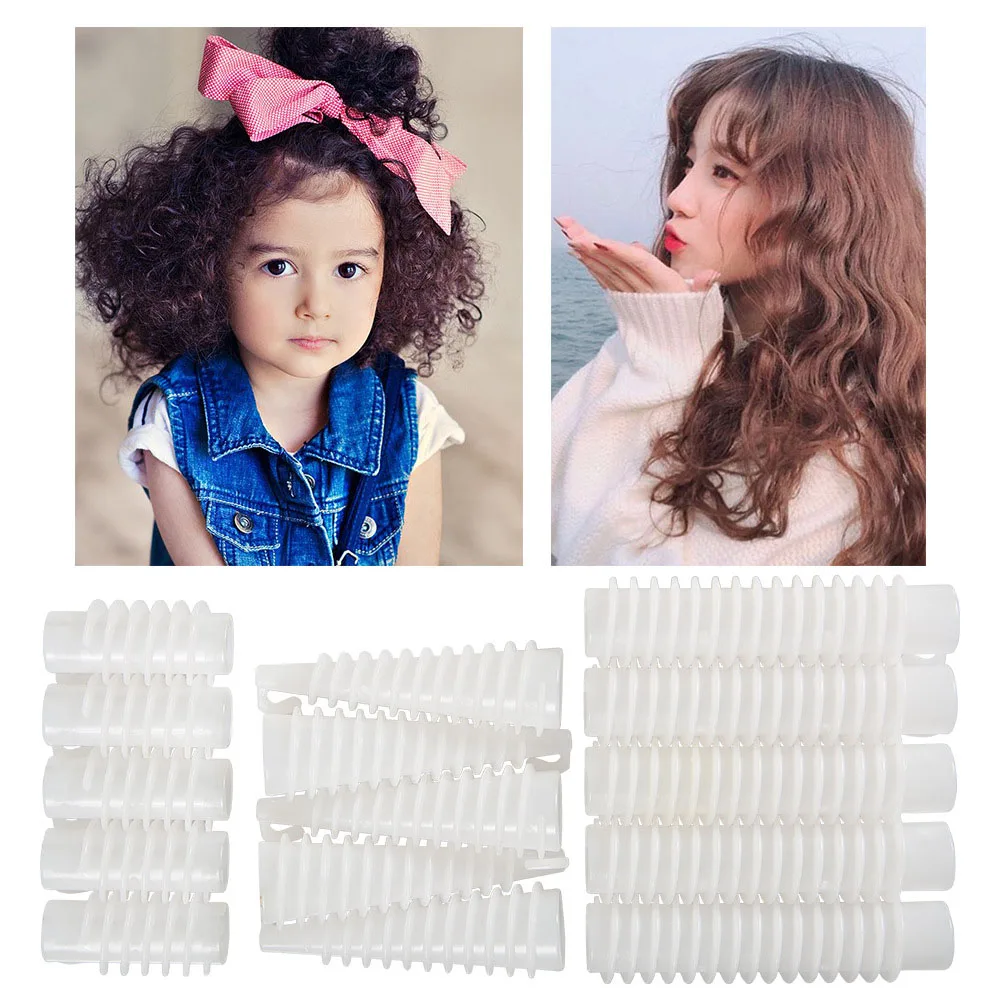 30 PCS Lady Magic Plastic Hair Curler Roller Curl Hair Bendy Rollers DIY Hair Curlers Tool Styling Rollers Hair Curling