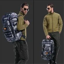 Для мужчин сумка нейлон водонепроницаемый рюкзак для путешествий, 50 литров большой емкости военный камуфляж high-end wo Для мужчин 17-дюймовый ноутбук сумка