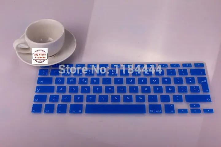 Для Macbook Pro Retina 13 15 наклейки европейские испанские буквы испанская клавиатура