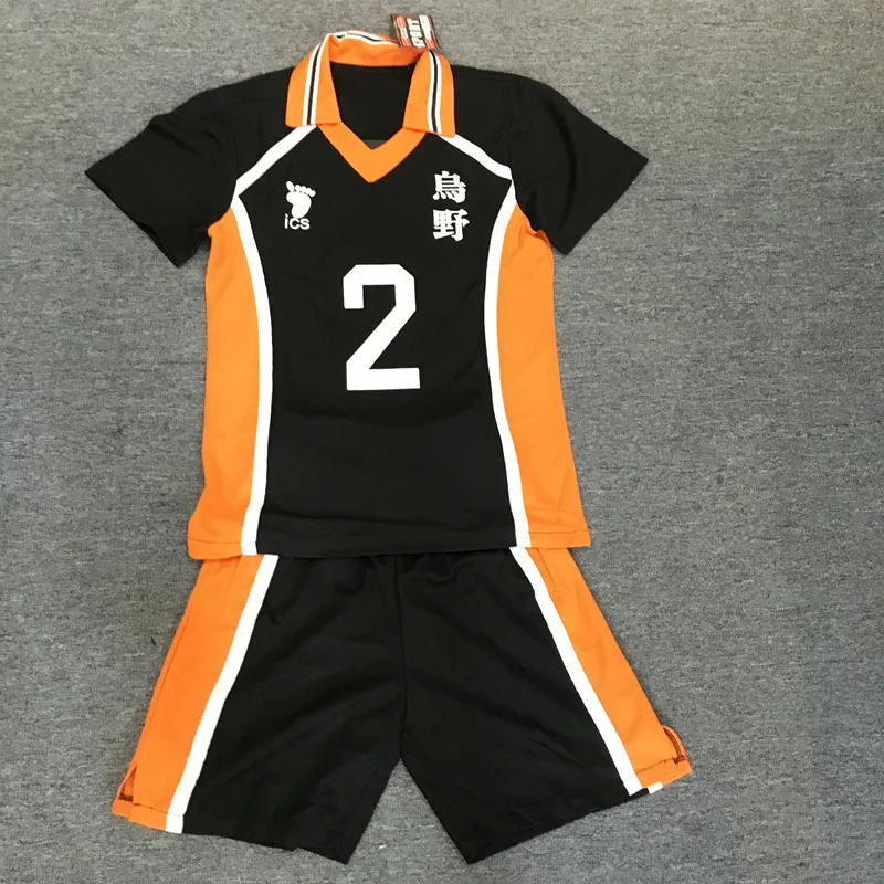 Voleibol Haikyuu Cosplay Костюм карасуно средней школы волейбольный клуб Хината Shyouyou Спортивная Одежда Майки Униформа