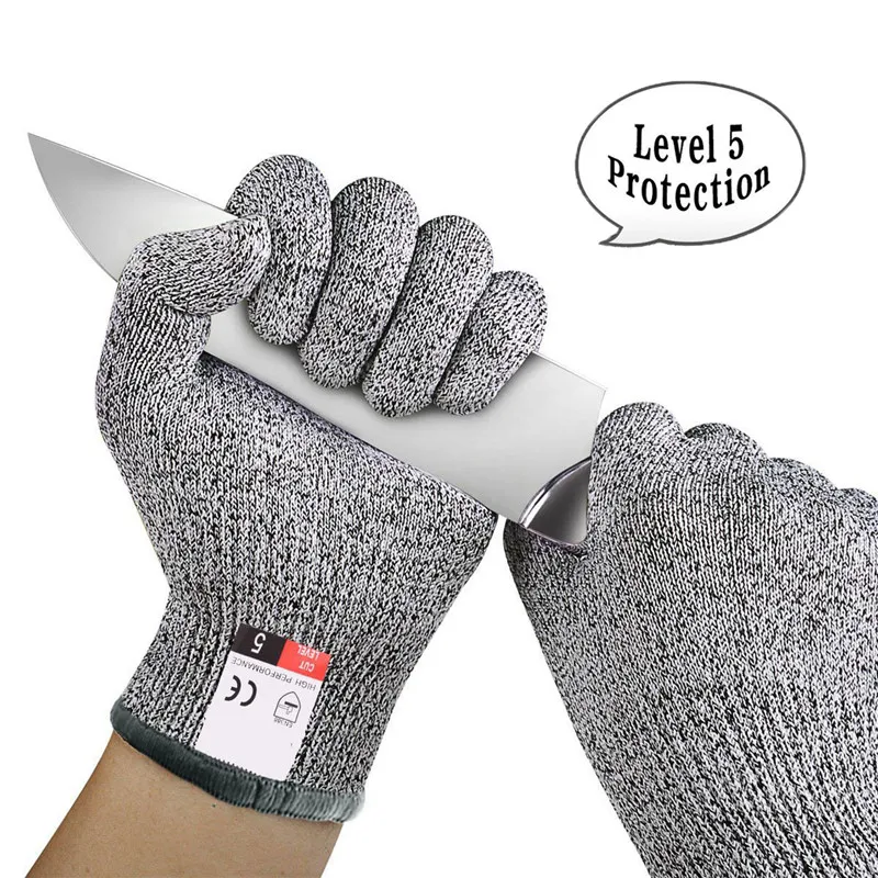 

Anti-cut Gloves Working Safety Glove Man Cut Proof Kitchen Butcher Cut Heat Stab Resistant Fire Hand Gloves Durable Self Defense