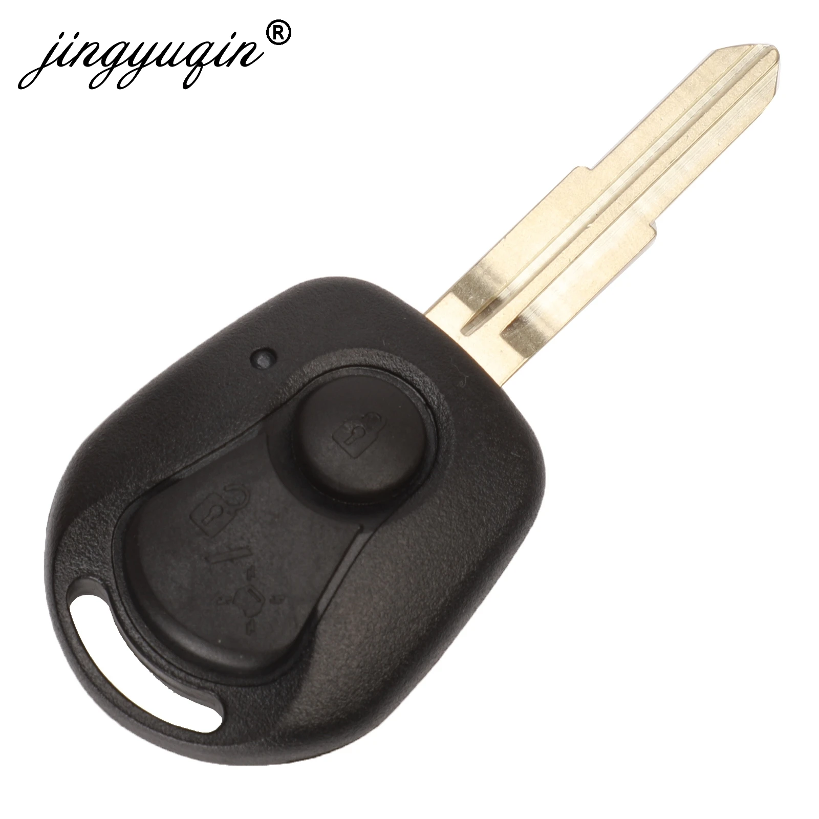Jingyuqin 10 шт. 2 кнопки дистанционного ключа оболочки для SSANGYONG ACTYON KYRON REXTON RX7