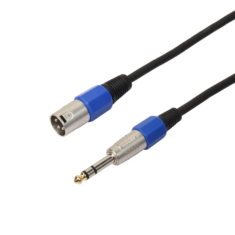 

New Stereo 6.35 To Canon Turn The Cable, Microphone, Mixer Canon Adapter Cable Black 3-Pin XLR Plug Cables Aug17