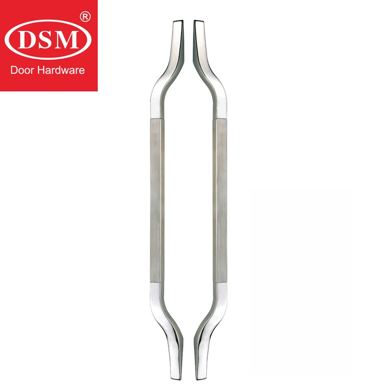 Entrance Door Handle Precision Cast Stainless Steel Pull Handles For