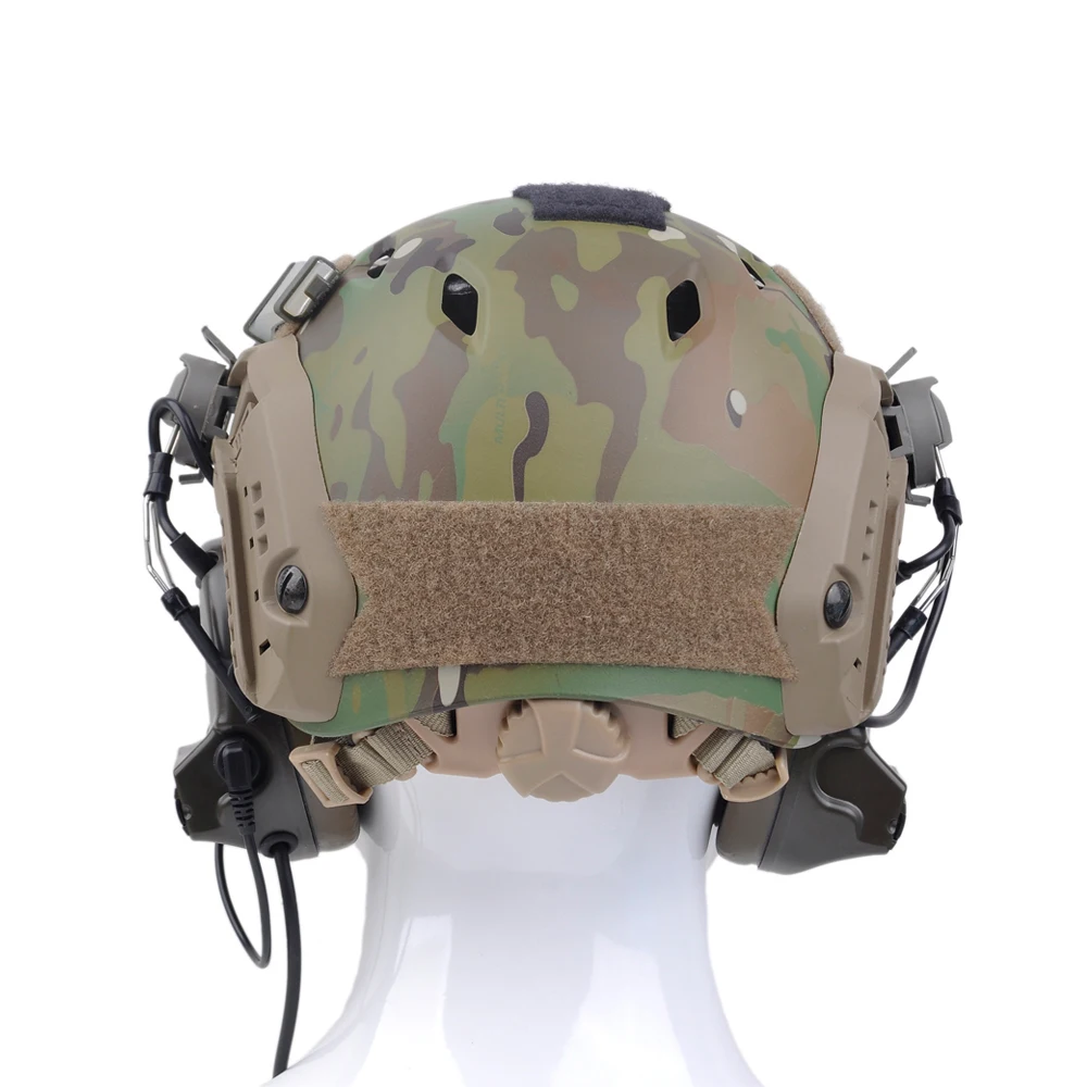 Fone de Ouvido para Capacetes Tático Softair Comtac Rápidos Peltor Capacete Ferroviário Adaptador Militar Ztac Airsoft Aviação Fone Z031 z ii 14 adaptador militar ztac airsoft aviação fone z031