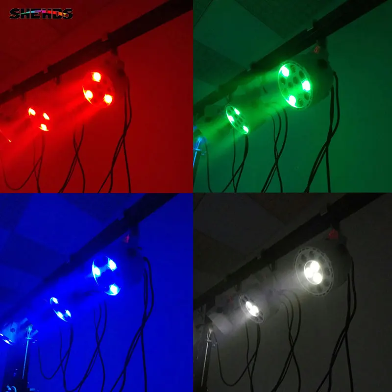 Led Par света 12x3 Вт DJ Вечерние огни RGBW дискотека эффект освещения сцены с 8 каналов украшение для украшения Звук Active