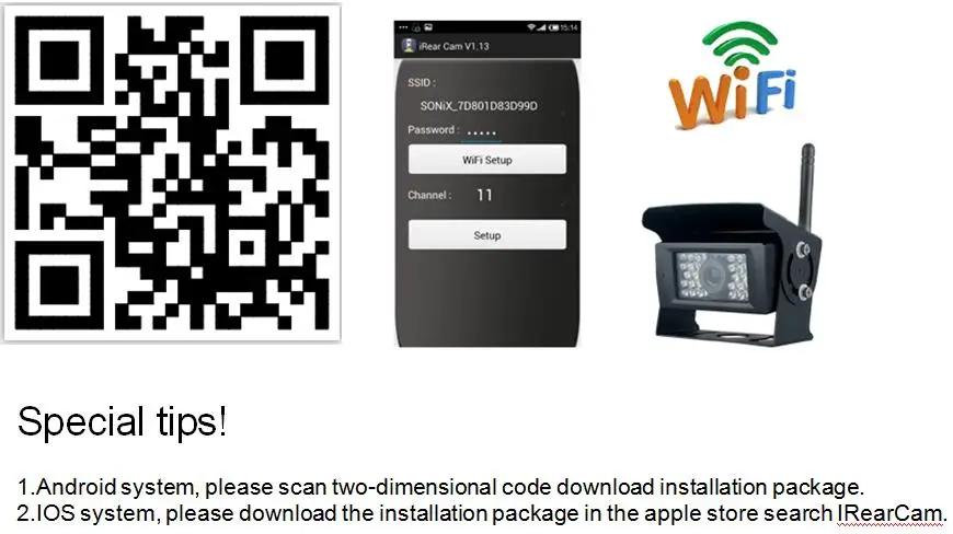 Wifi bus camera