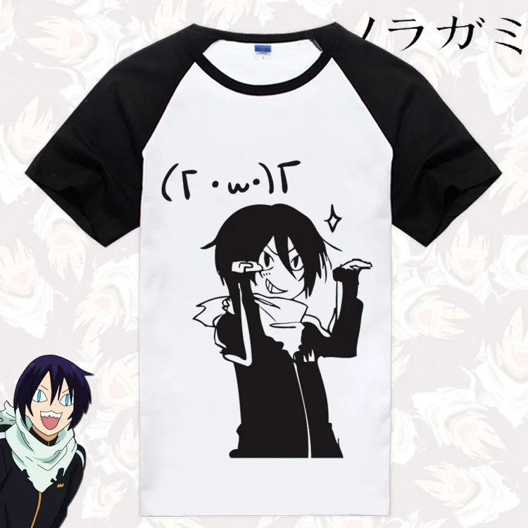 

Hot Noragami T Shirt Aragoto T-shirt Breathability Anime Yato Kami Cosplay Cotton Short Sleeve Tees