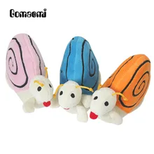 Gomaomi 1 шт. 20*7 см Товары для домашних животных Улитка Форма собака игрушка плюшевые писк игрушка для Товары для собак