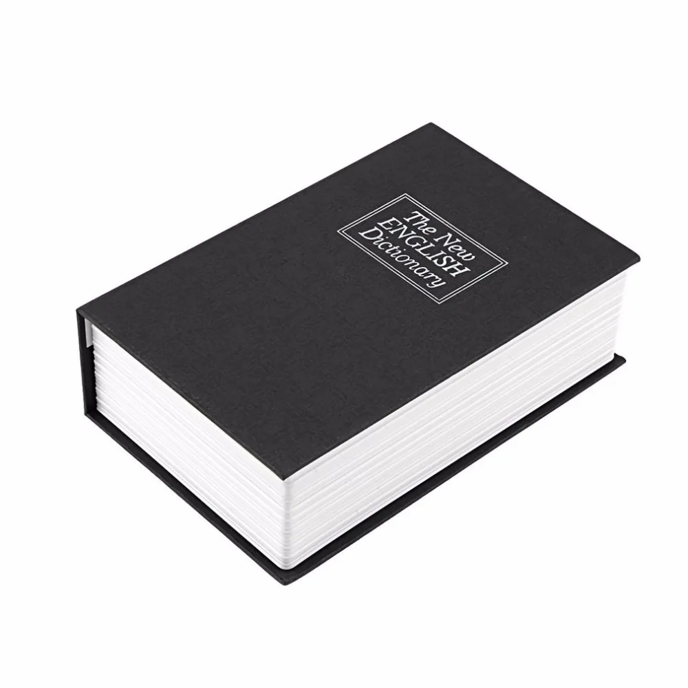 Имитация словаря Книга Безопасный ящик скрытые безопасные замок страховая коробка деньги ювелирный шкаф маленький размер книжный Чехол Коробка для хранения