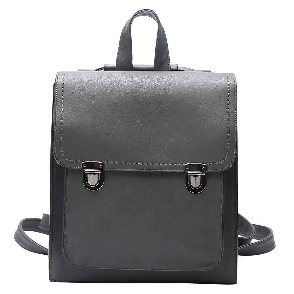 OCARDIAN, модная, оксфордская сумка для женщин, однотонная, многофункциональная, Студенческая, дорожная сумка, уличная, простая, сумка на молнии, рюкзак J24 - Цвет: Gray